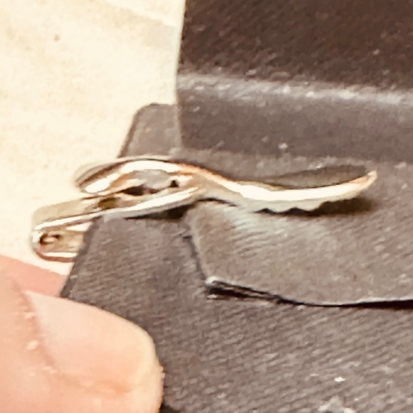 Silver Tone Diamond Cut Starburst Tie Clip Cross Hatch Background Vintage - Picture 4 of 9